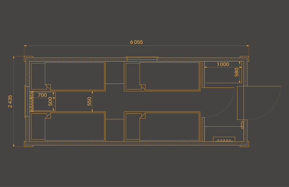 Жилой на 8 человек